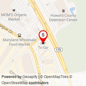 To Go on Pocomoke Drive,  Maryland - location map