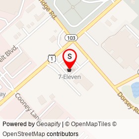 7-Eleven on Washington Boulevard,  Maryland - location map