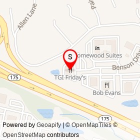 TGI Friday's on Benson Drive, Columbia Maryland - location map
