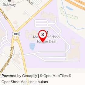 No Name Provided on Waterloo Road, Columbia Maryland - location map