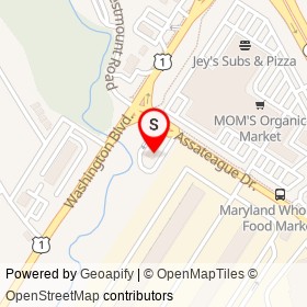 Arby's on Assateague Drive,  Maryland - location map