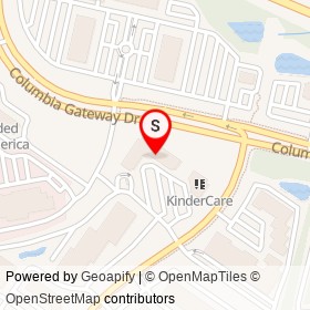 Dunkin' Donuts on Columbia Gateway Drive, Columbia Maryland - location map