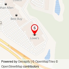 Lowe's on Gateway Overlook Drive, Columbia Maryland - location map