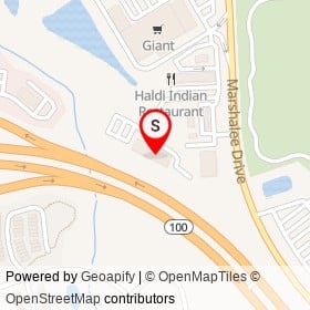 Holiday Inn Express & Suites on Marshalee Drive, Elkridge Maryland - location map