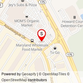 Bank of America on Assateague Drive,  Maryland - location map