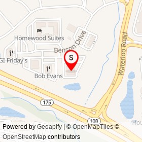 Olive Garden on Benson Drive, Columbia Maryland - location map