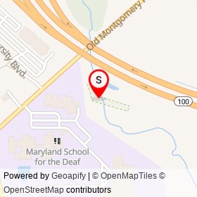 Md School For The Deaf Fca on ,  Maryland - location map
