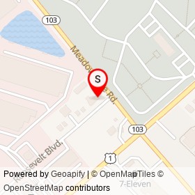 Smokey's and Uncle Grube's on Roosevelt Boulevard, Elkridge Maryland - location map