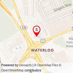No Name Provided on Old Waterloo Road,  Maryland - location map