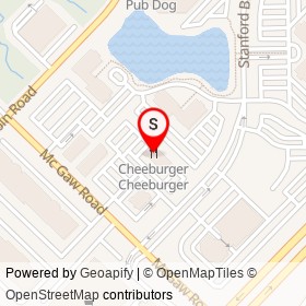 Cheeburger Cheeburger on Stanford Boulevard, Columbia Maryland - location map