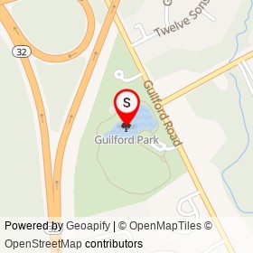 Guilford Park on ,  Maryland - location map