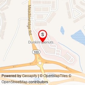 Domino's Pizza on Meadowridge Center Drive, Elkridge Maryland - location map