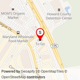 BP on Assateague Drive, Jessup Maryland - location map