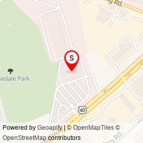 CubeSmart on Pulaski Highway, Rossville Maryland - location map