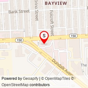Dario's Barbershop on Eastern Avenue, Baltimore Maryland - location map