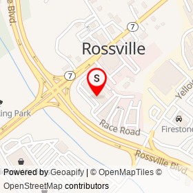 Threading City on Philadelphia Road, Rossville Maryland - location map