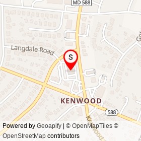 McDonald's on Kenwood Avenue, Rossville Maryland - location map
