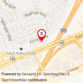 7-Eleven on Pulaski Highway, Baltimore Maryland - location map