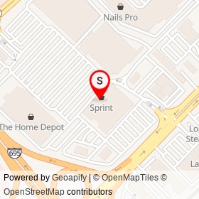 GameStop on Golden Ring Plaza, Rossville Maryland - location map