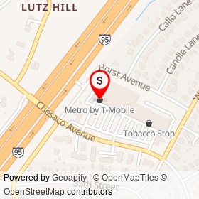 MetroPCS on Chesaco Avenue, Rosedale Maryland - location map