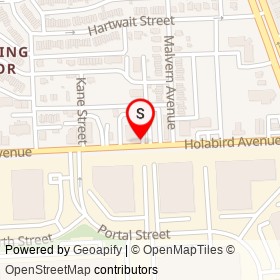 No Name Provided on Holabird Avenue, Baltimore Maryland - location map