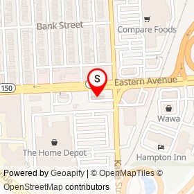 No Name Provided on Eastern Avenue, Baltimore Maryland - location map