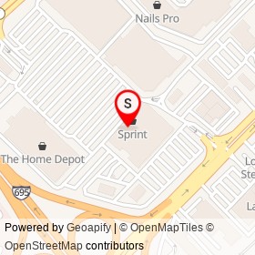 Bellagio Pizzeria on Golden Ring Plaza, Rossville Maryland - location map