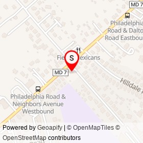 Family Dentistry on Philadelphia Road, Rosedale Maryland - location map