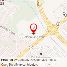 Golden Ring Park on , Rossville Maryland - location map
