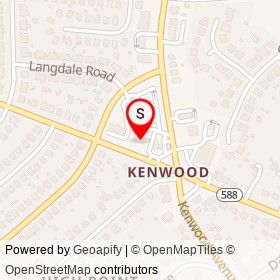 Jiffy Lube on Kenwood Avenue, Rosedale Maryland - location map