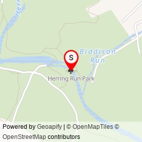 Herring Run Park on , Rosedale Maryland - location map