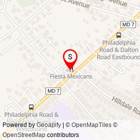 David’s Shesr Touch Nail Salon on Philadelphia Road, Rosedale Maryland - location map