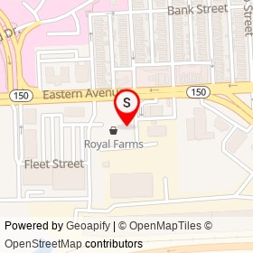 No Name Provided on Bonsal Street, Baltimore Maryland - location map