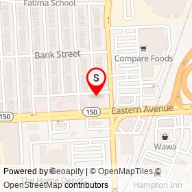 Tiger Mart on Eastern Avenue, Baltimore Maryland - location map