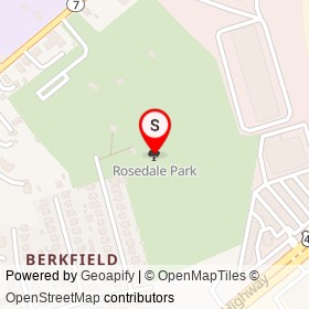Rosedale Park on , Rossville Maryland - location map