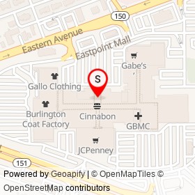 No Name Provided on Eastpoint Mall, Eastpoint Maryland - location map