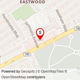 No Name Provided on Eastern Avenue, Eastpoint Maryland - location map