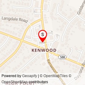 Shell on Kenwood Avenue, Rosedale Maryland - location map