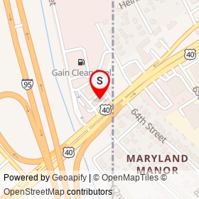 Royal Farms on Pulaski Highway, Baltimore Maryland - location map