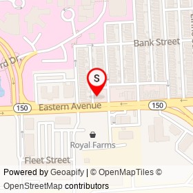No Name Provided on Eastern Avenue, Baltimore Maryland - location map