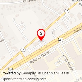 BP on Philadelphia Road, Rosedale Maryland - location map