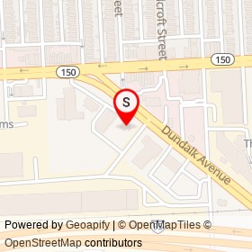 A & R Motors on Dundalk Avenue, Baltimore Maryland - location map