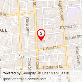 Cowboys and Rednecks on South Charles Street, Baltimore Maryland - location map