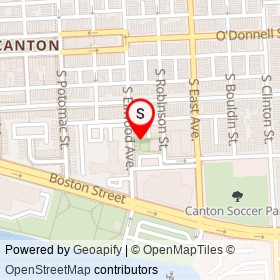No Name Provided on South Ellwood Avenue, Baltimore Maryland - location map