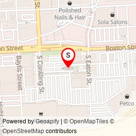 Iron Rooster on Boston Street, Baltimore Maryland - location map
