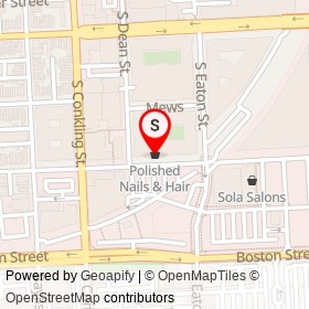 Polished Nails & Hair on Toone Street, Baltimore Maryland - location map