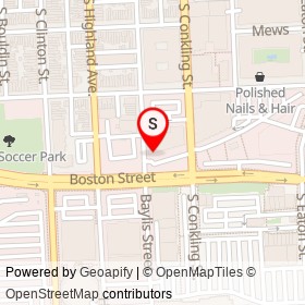 Bonchon Chicken on Boston Street, Baltimore Maryland - location map