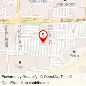 Old Navy on Boston Street, Baltimore Maryland - location map