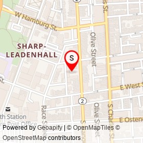 No Name Provided on Clarkson Street, Baltimore Maryland - location map