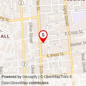 Matsuri on South Charles Street, Baltimore Maryland - location map